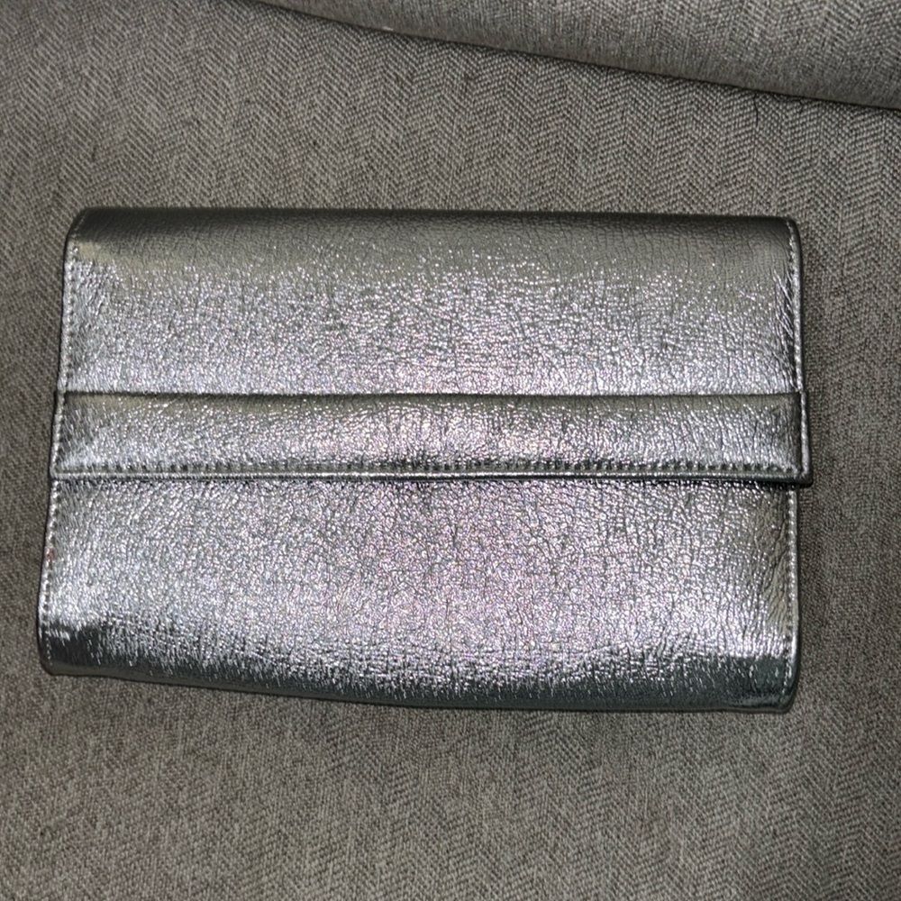 Berne Of California Silver Clutch